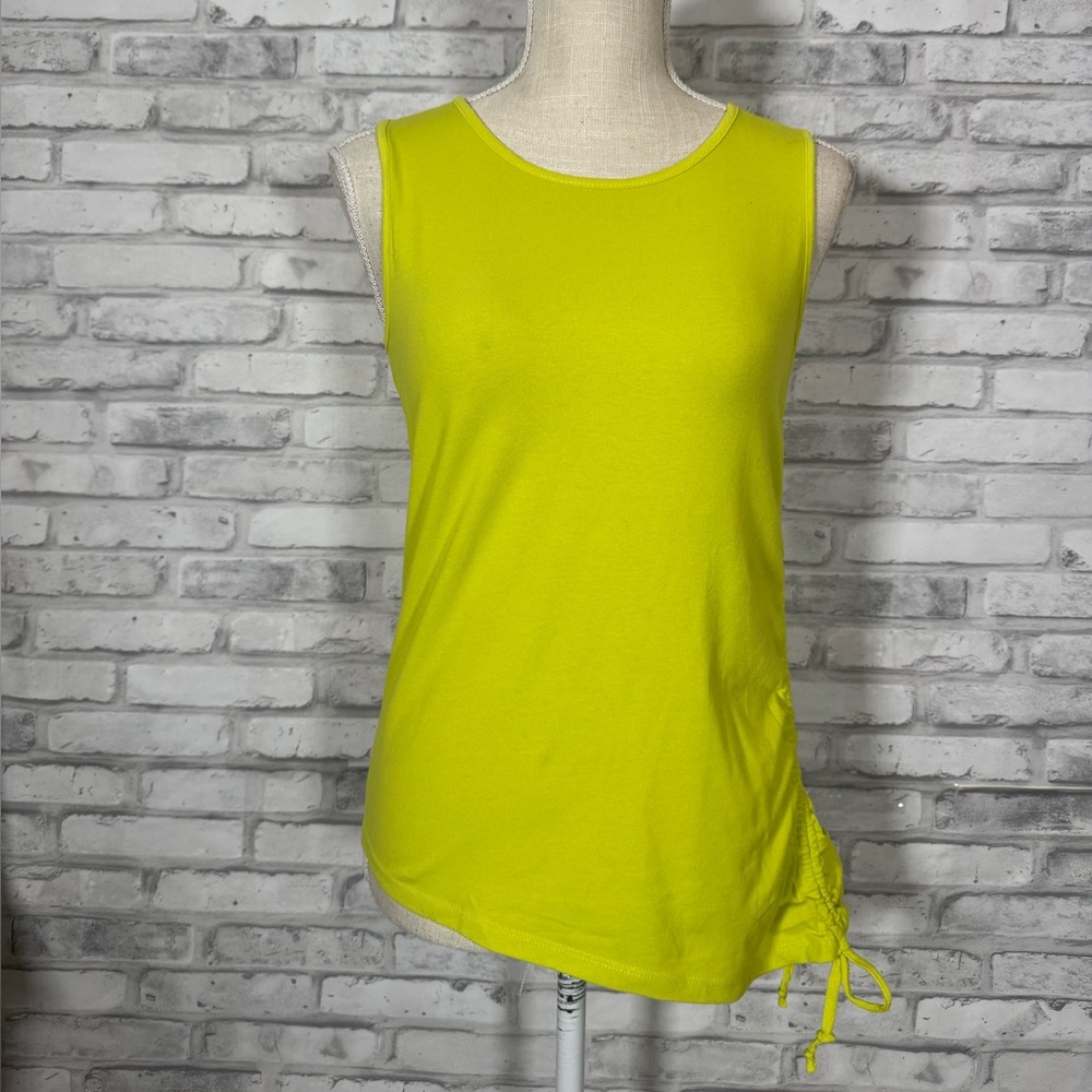 Signature Asymmetrical Yellow Tank Top